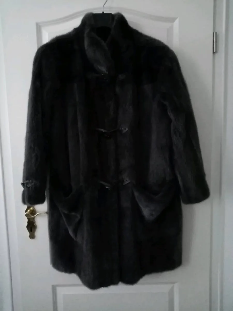 blue mink für coat - Image 1