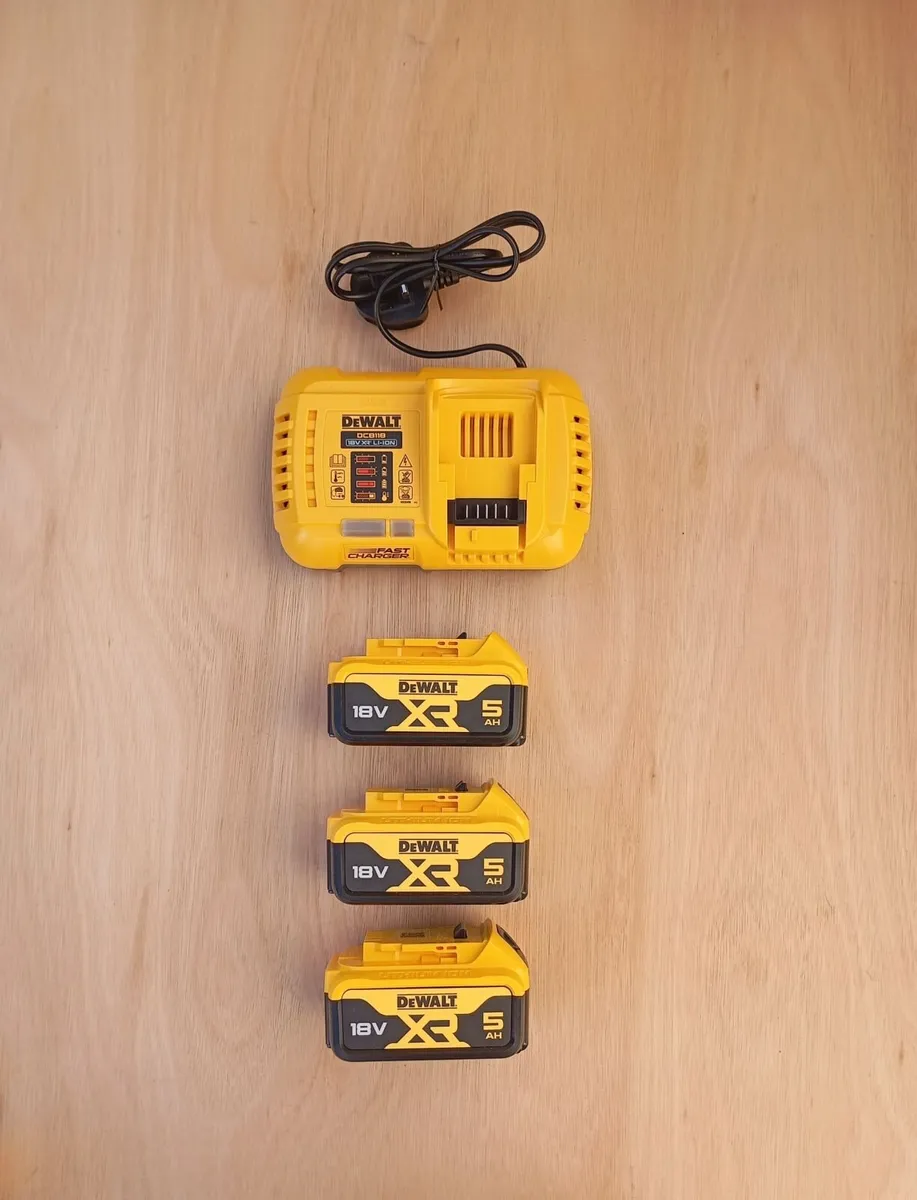DeWalt Batteries & Charger - Image 2
