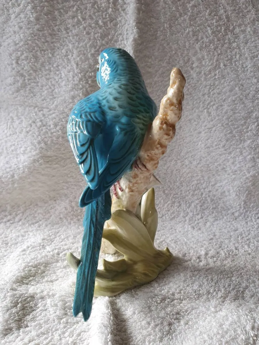 Vintage Goebel Porcelain Budgie Figurine - Image 3