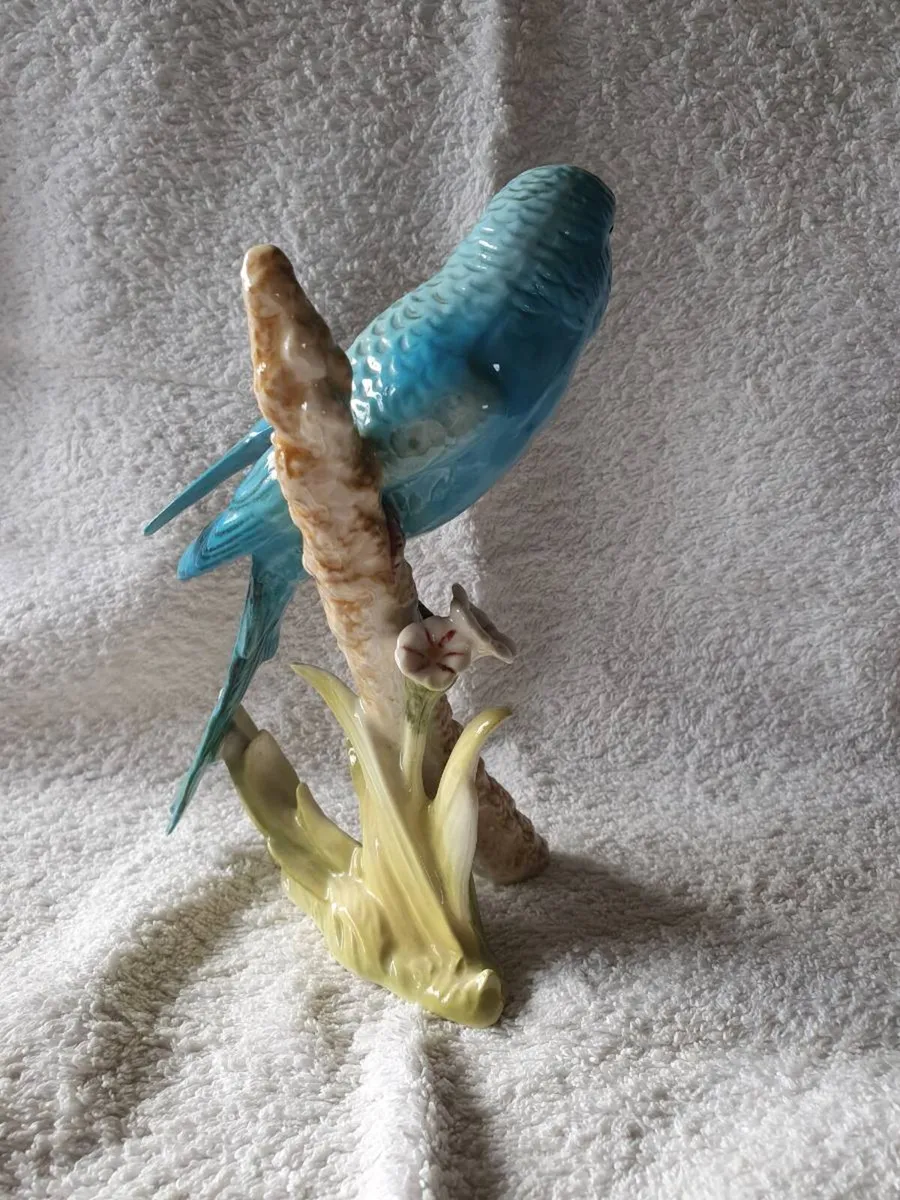 Vintage Goebel Porcelain Budgie Figurine - Image 4