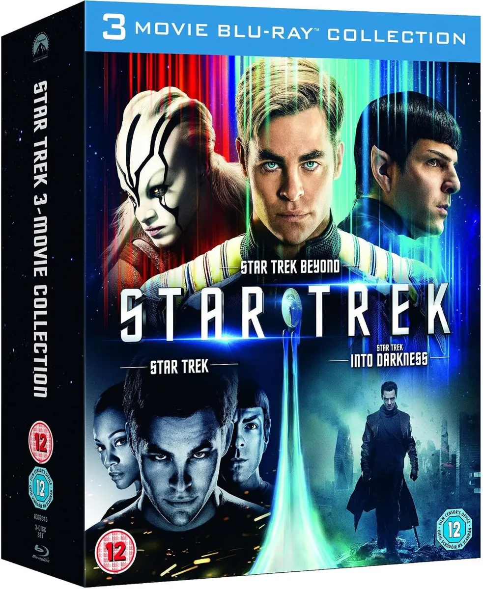 Star Trek x3 Blu Ray Movies Boxset - Image 1