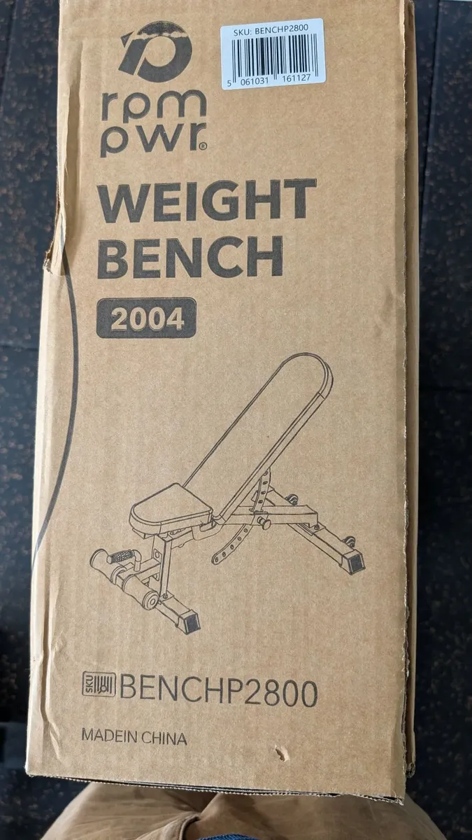Weights Bench RPM Power FID, Unopened 66% OFF! - Image 2