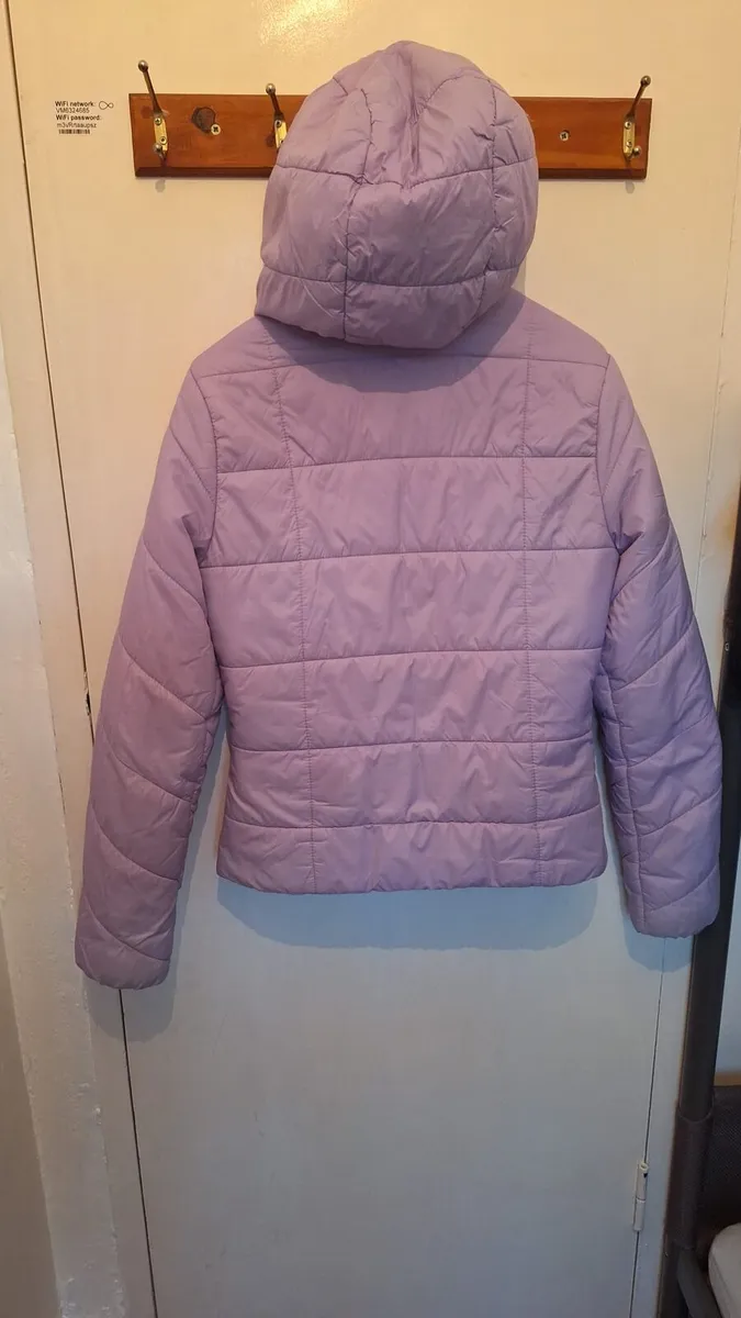 Ladies Lilac Puffer Jacket - Image 2