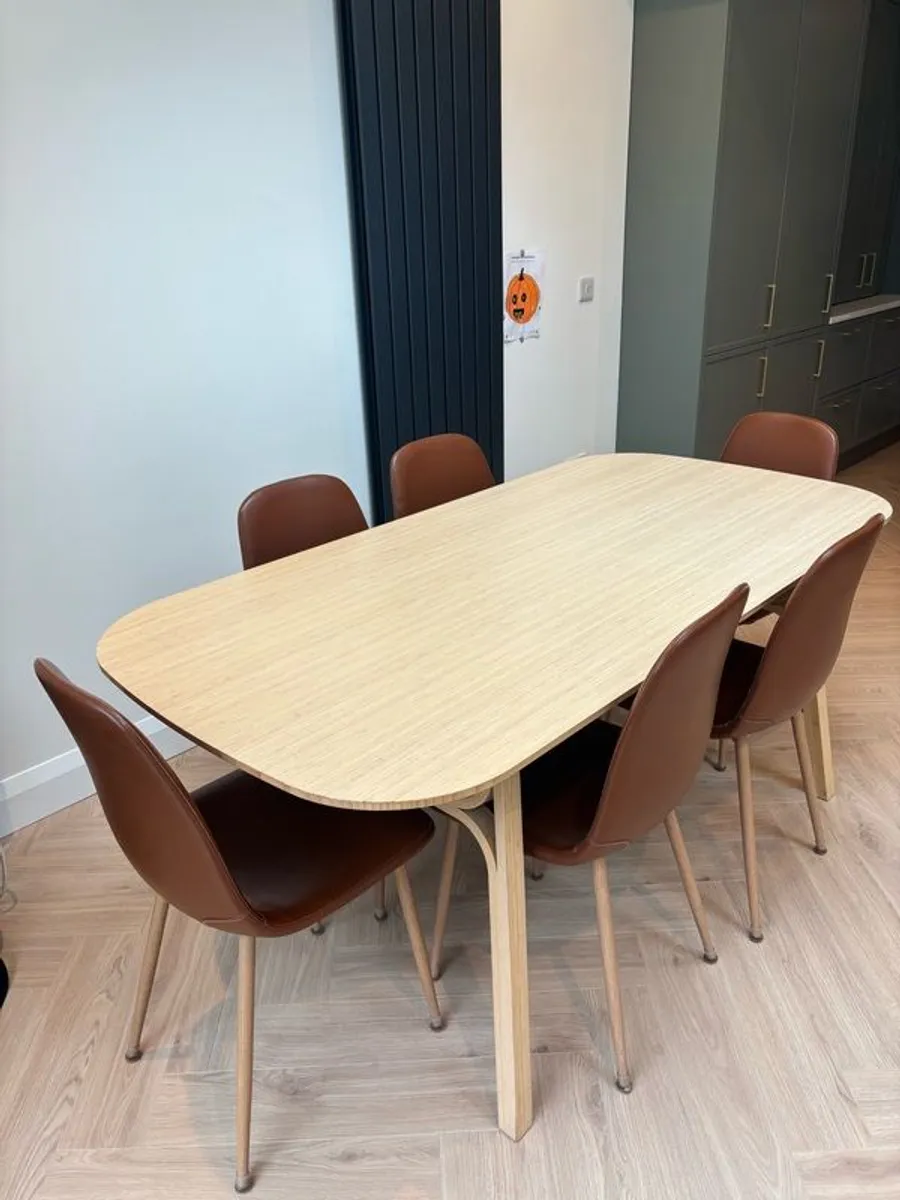 Table & 6 Chairs - Image 1