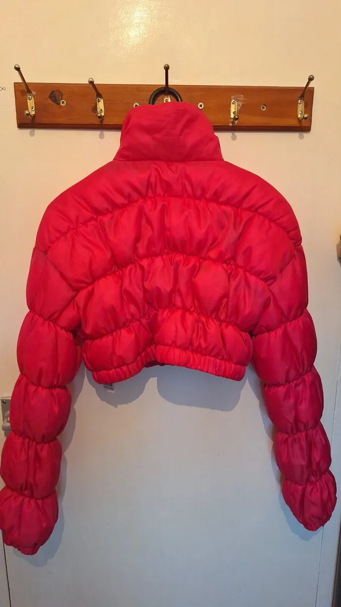 Pink Childs Puffer Jacket - Image 3