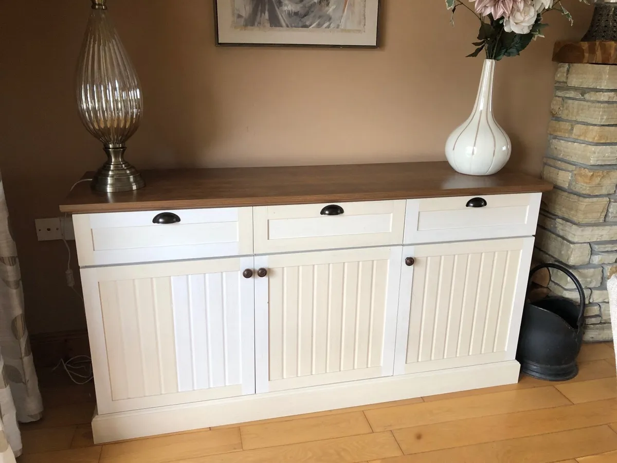 Beautiful Rustic cream Sideboard - Image 1
