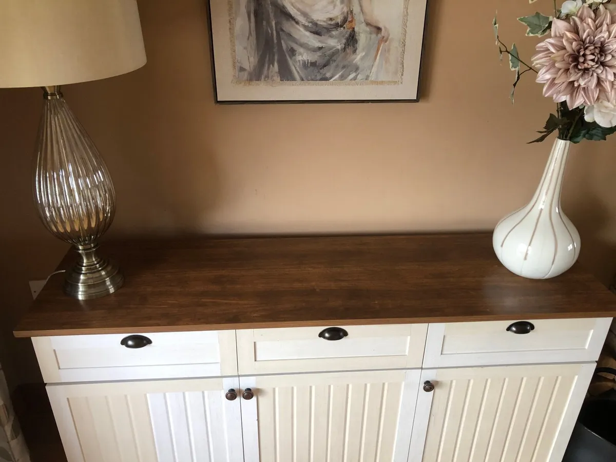 Beautiful Rustic cream Sideboard - Image 3