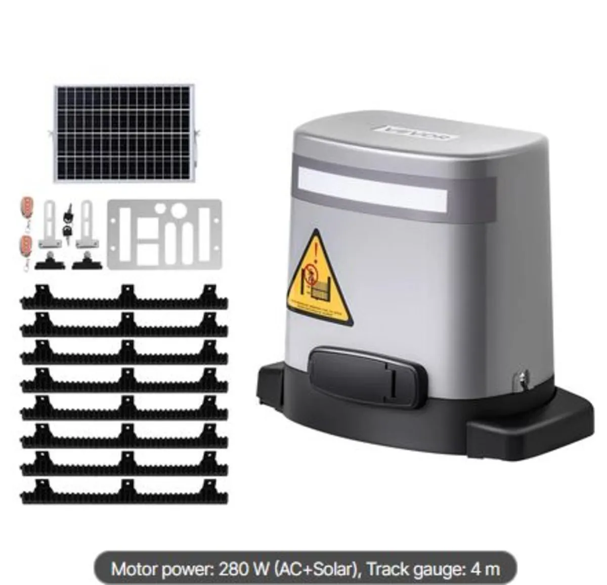 Solar Sliding Gate Opener,280W Electric Gate Open - Image 1