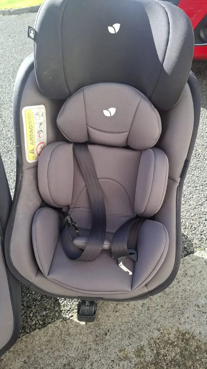 2 Joie 360 swivel Car seats - Image 2
