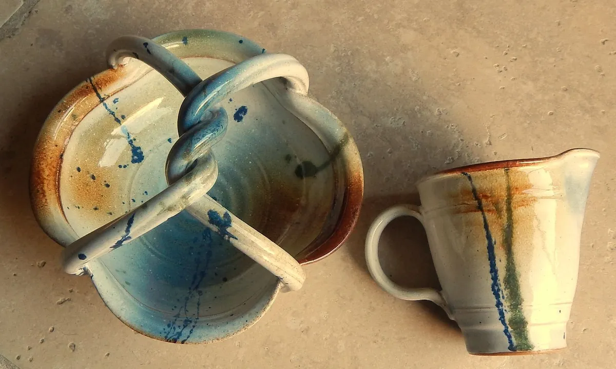 Kiltrea Pottery Bowl and Jug - Image 3