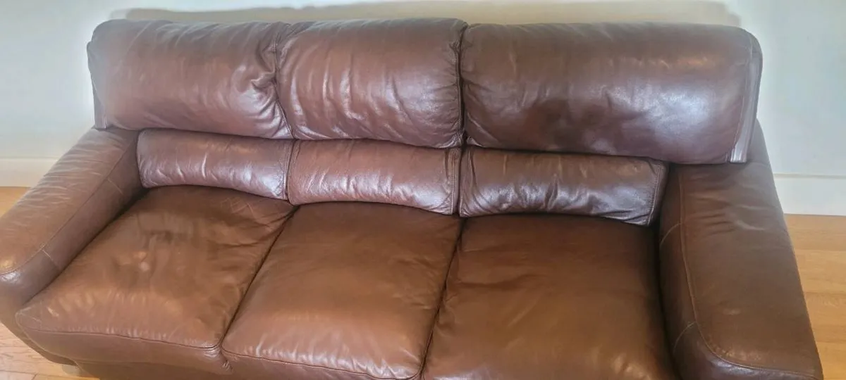 Leather sofa - Image 1