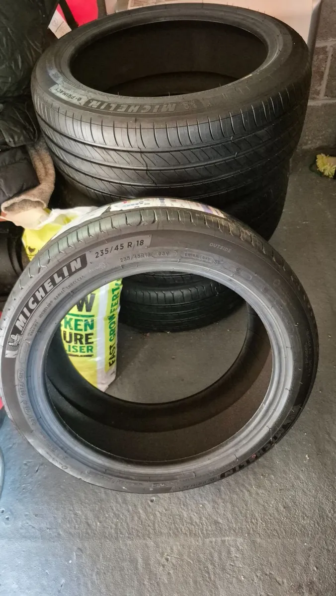 4 x New Michelin E Primacy Tyres (235 45 r18) - Image 4