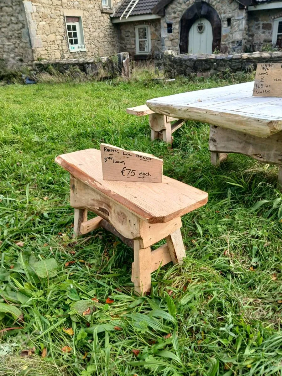 Rustic garden furniture - Image 4