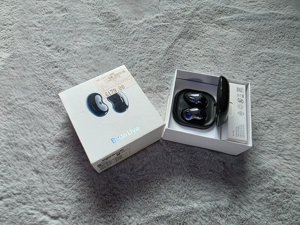 Samsung Galaxy Buds Live – Mystic Black – Boxed