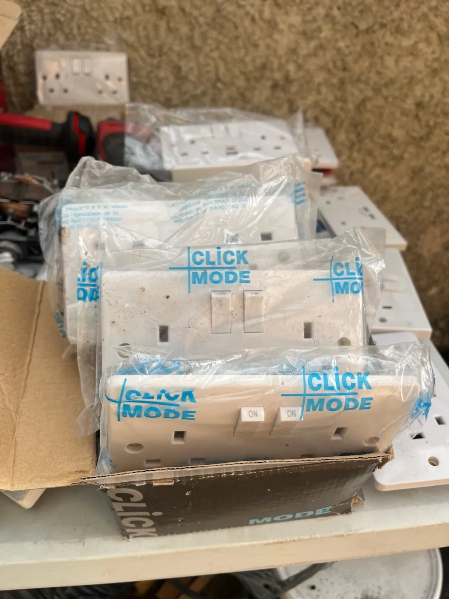9 x Click Mode Double Sockets 13A – New Unused - Image 2