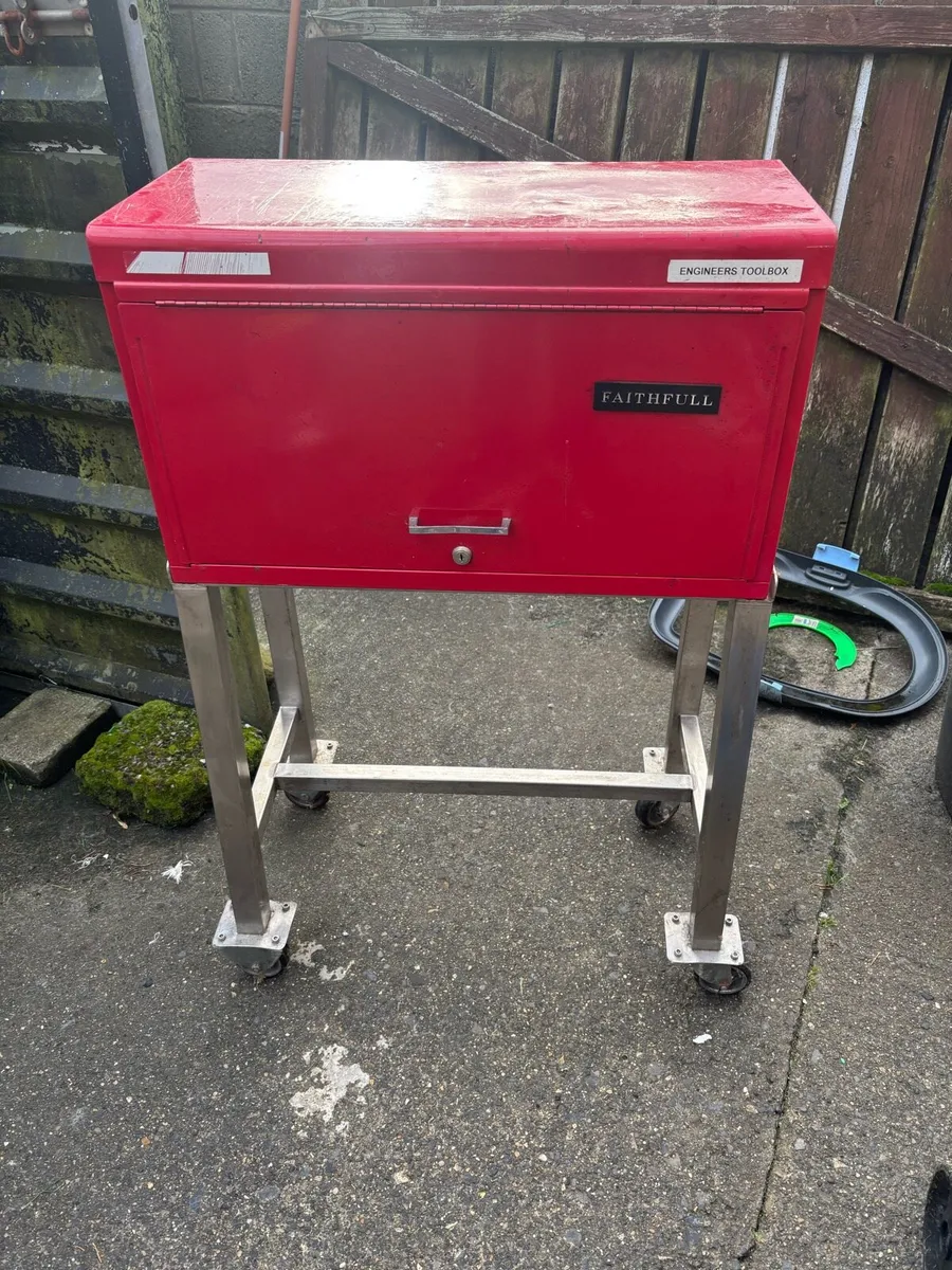 Tool Box Stainless Steel Trolley - Image 1