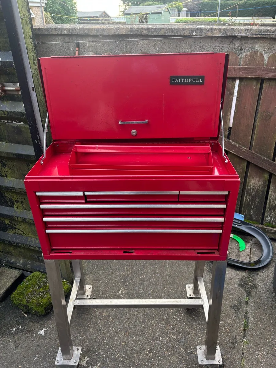 Tool Box Stainless Steel Trolley - Image 2