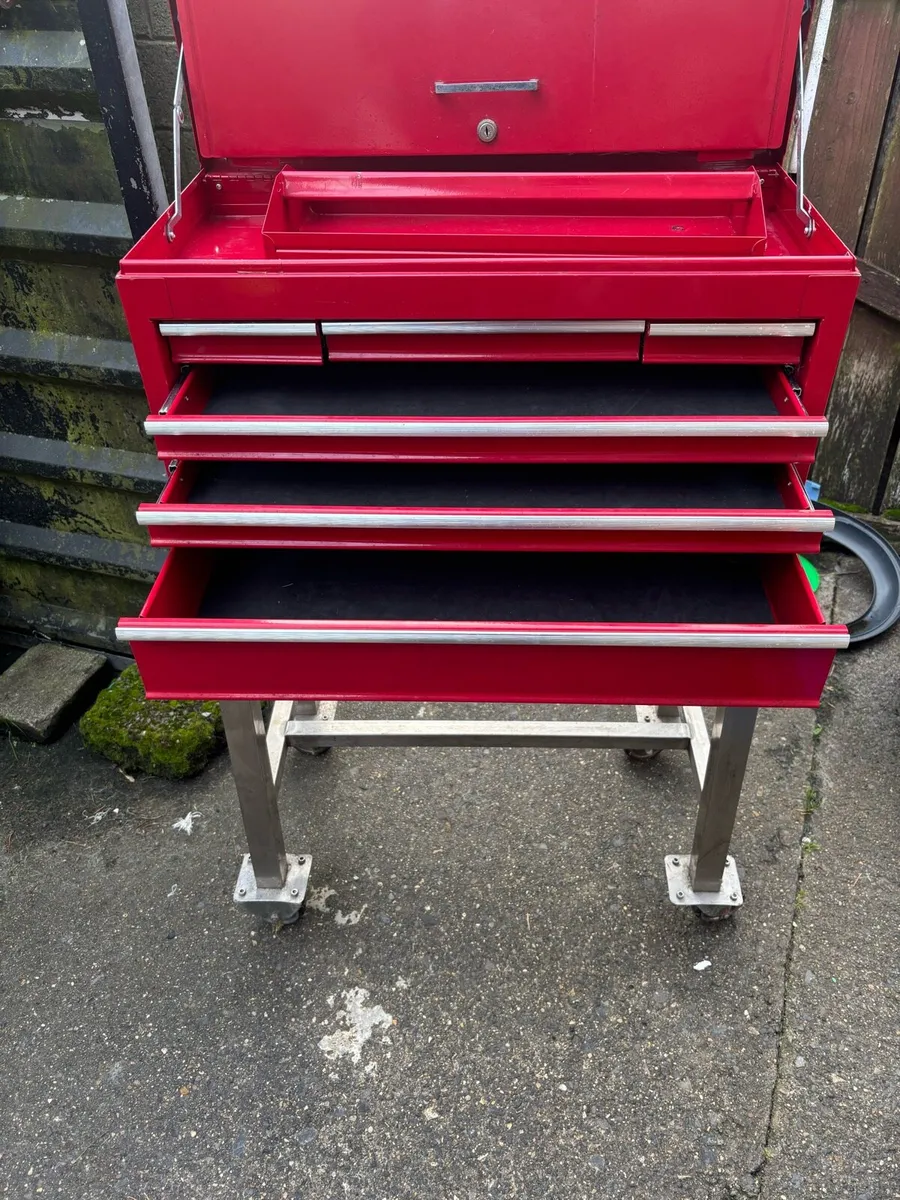 Tool Box Stainless Steel Trolley - Image 4