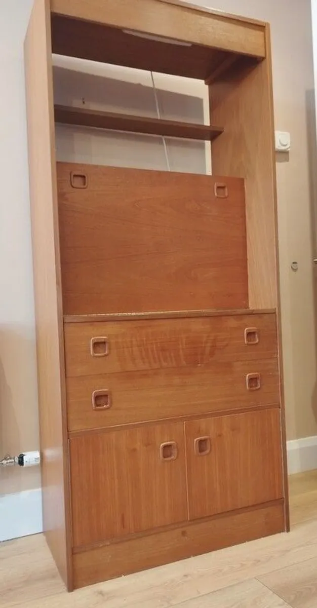 Mid Century Drinks Cabinet/ Remote Working Space - Image 3