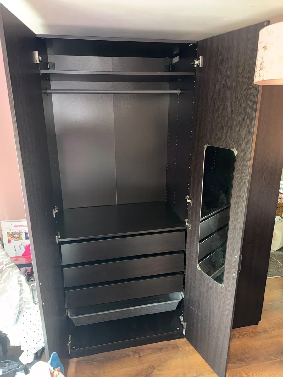 Single & double IKEA PAX wardrobes - Image 3
