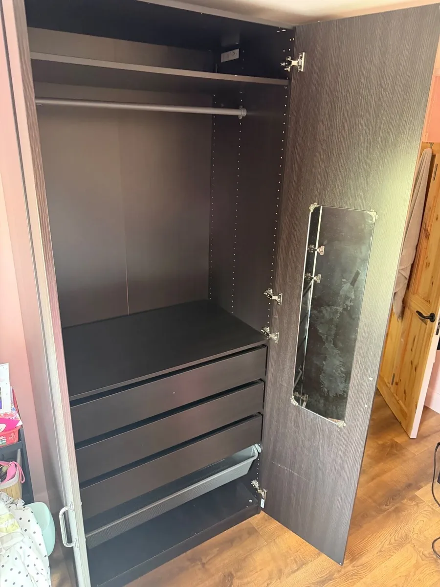 Single & double IKEA PAX wardrobes - Image 2