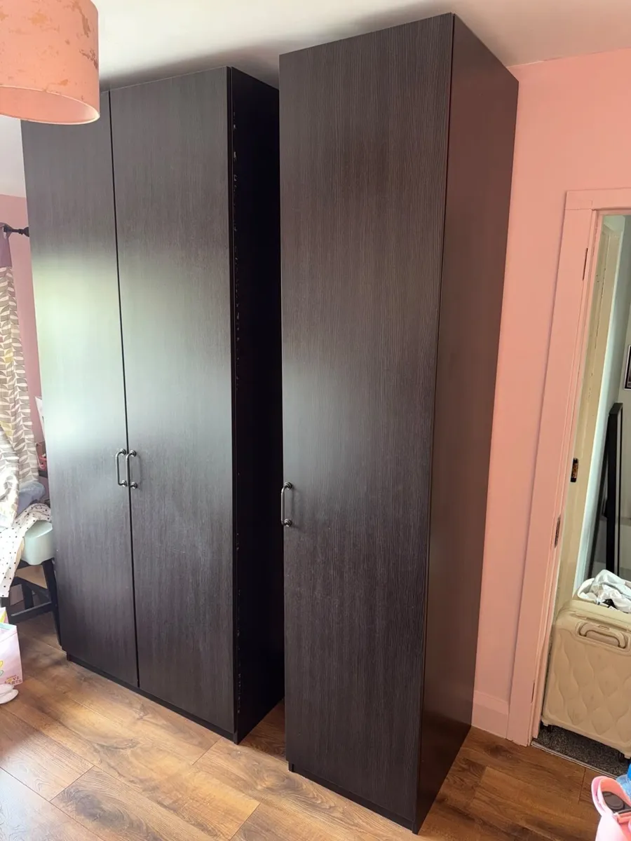 Single & double IKEA PAX wardrobes - Image 1