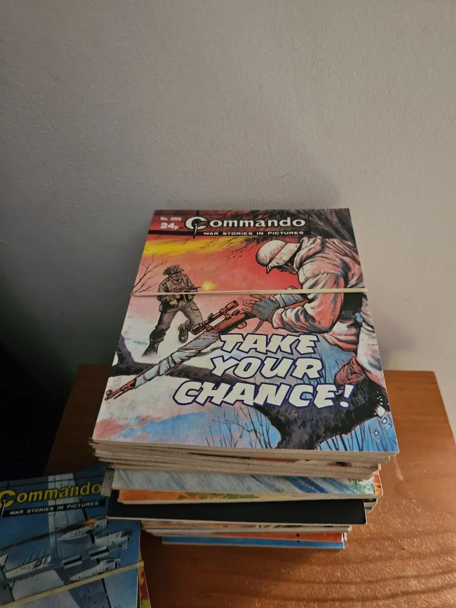 Vintage Commando Comics 66 of them - Image 1