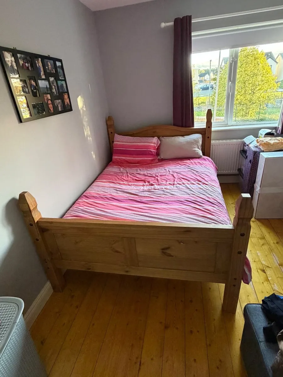 4ft6 Double Bed Frame - Image 1