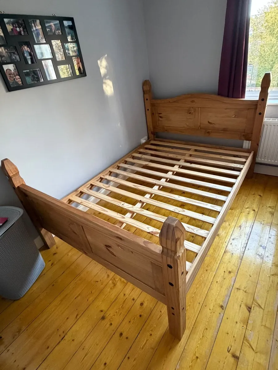 4ft6 Double Bed Frame - Image 3
