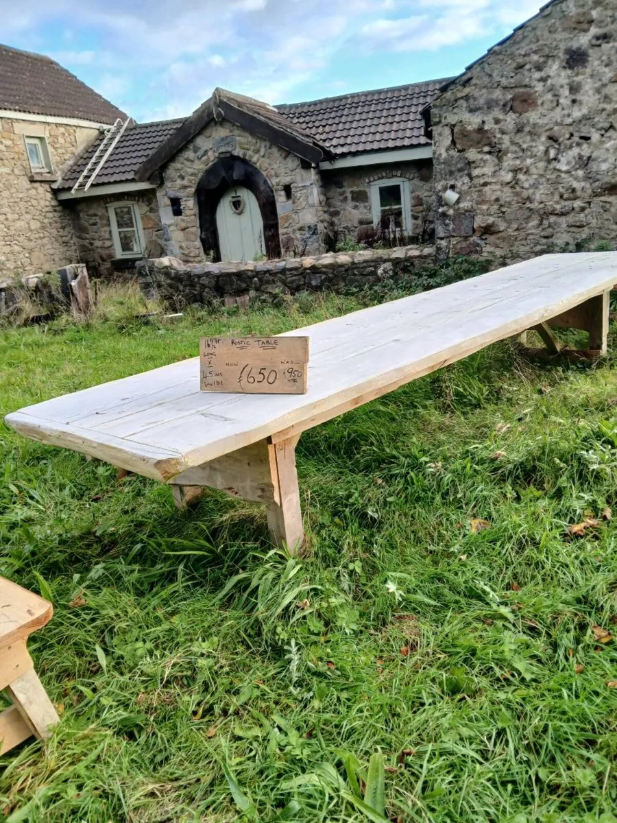 Rustic garden furniture - Image 1