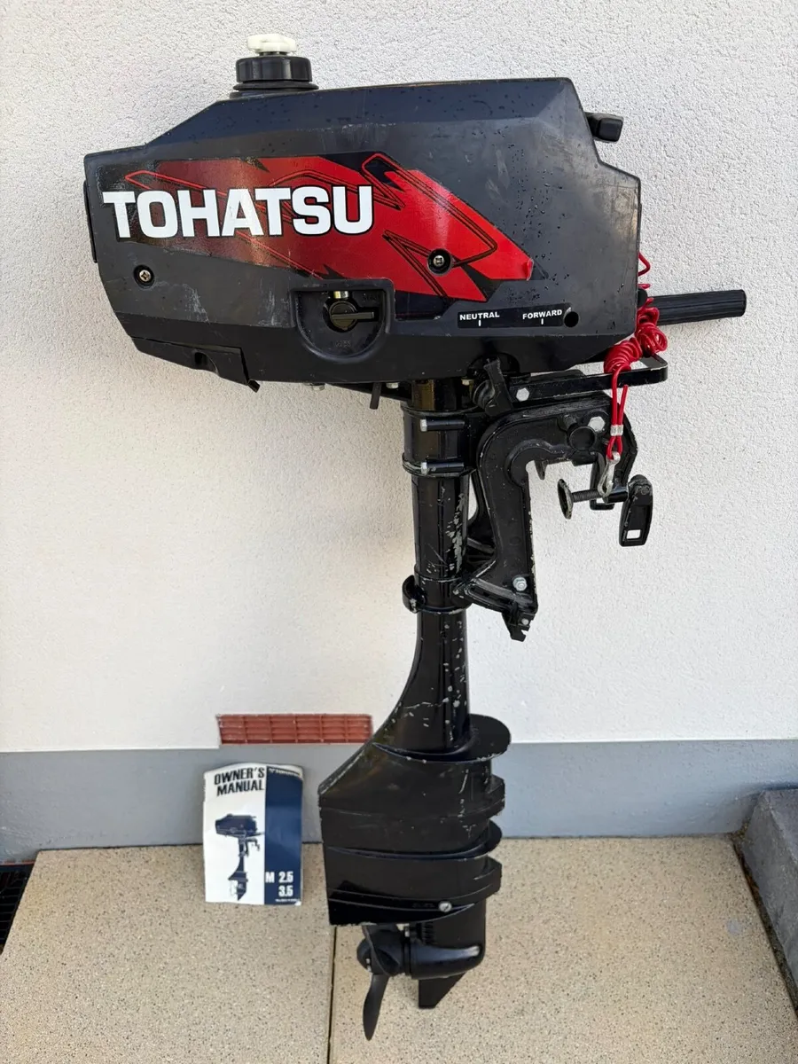Tohatsu 3.5 HP 2 Stroke Long Shaft Outboard Engine - Image 1