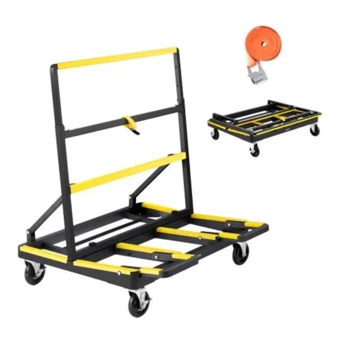 Drywall Cart Dolly, 816 kg Load Capacity, Steel Pa - Image 1