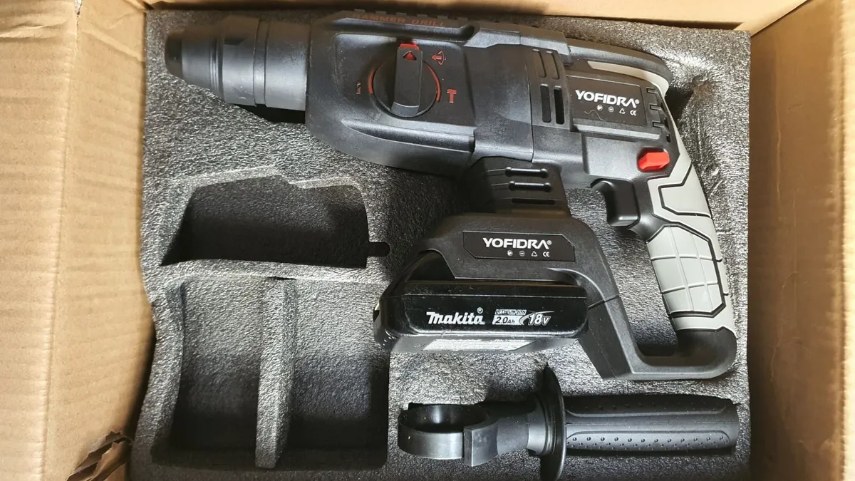 18V Cordless SDS Hammer Drill for Makita - Image 2