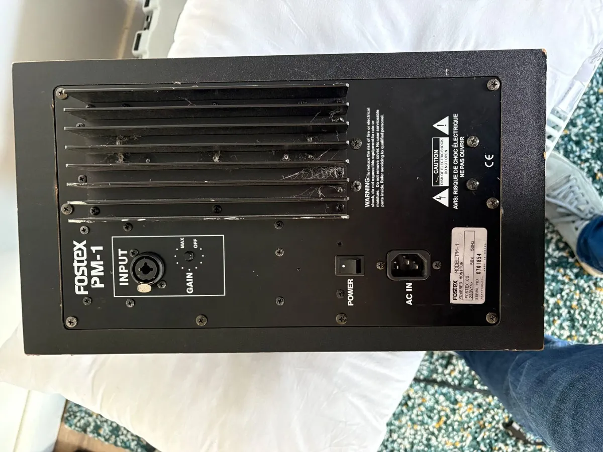 Fostex PM-1 Active Studio Monitors, Pair, Working - Image 4
