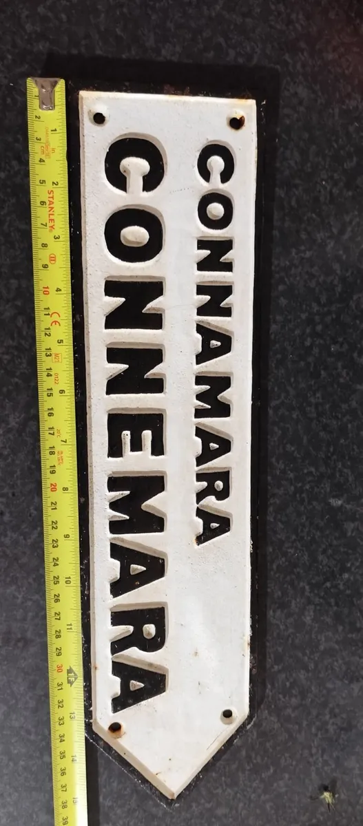 Cast Iron Collectable Connemara Sign - Image 2