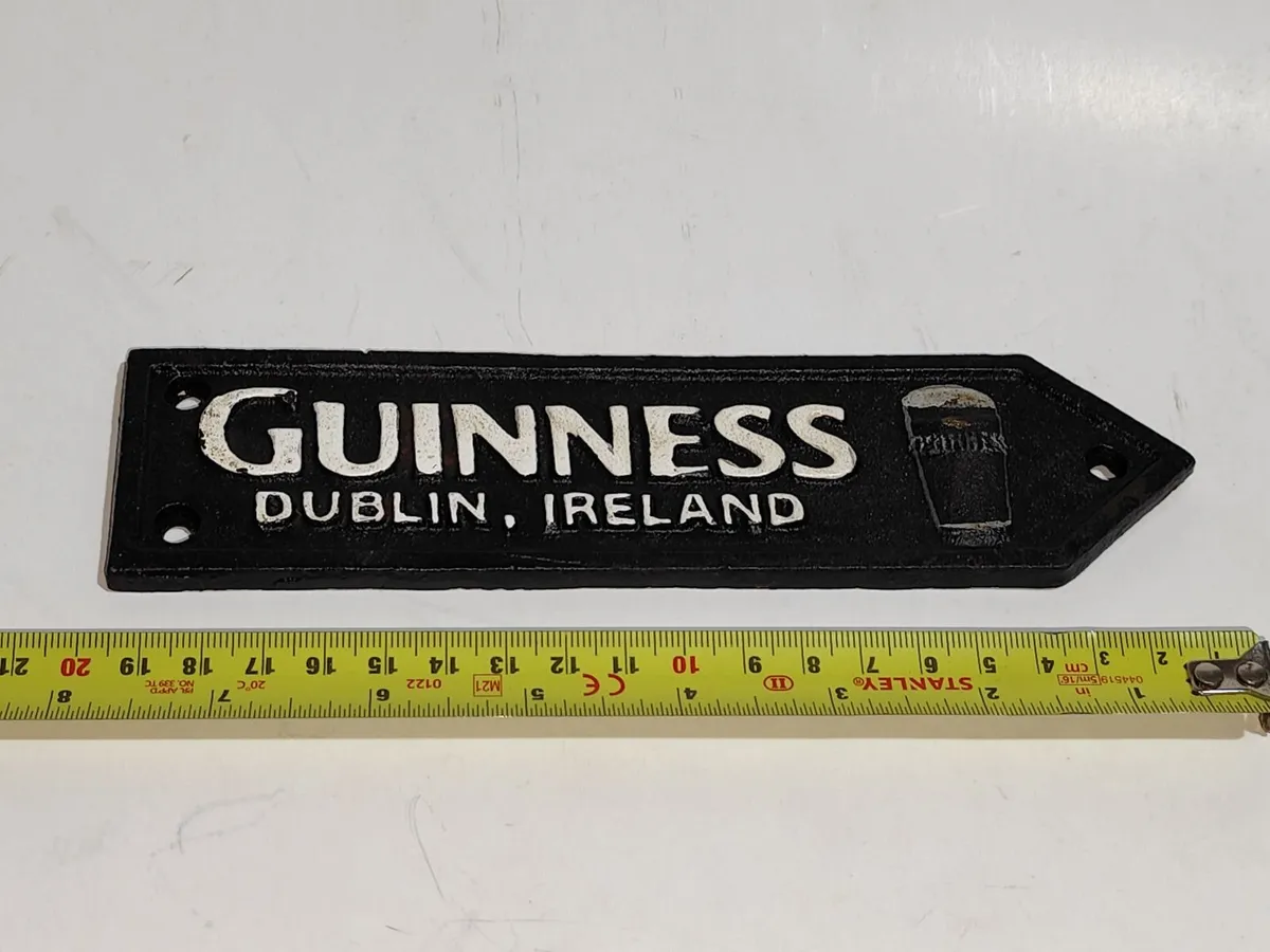 Guinness Cast Iron Collectable Sign - Image 1