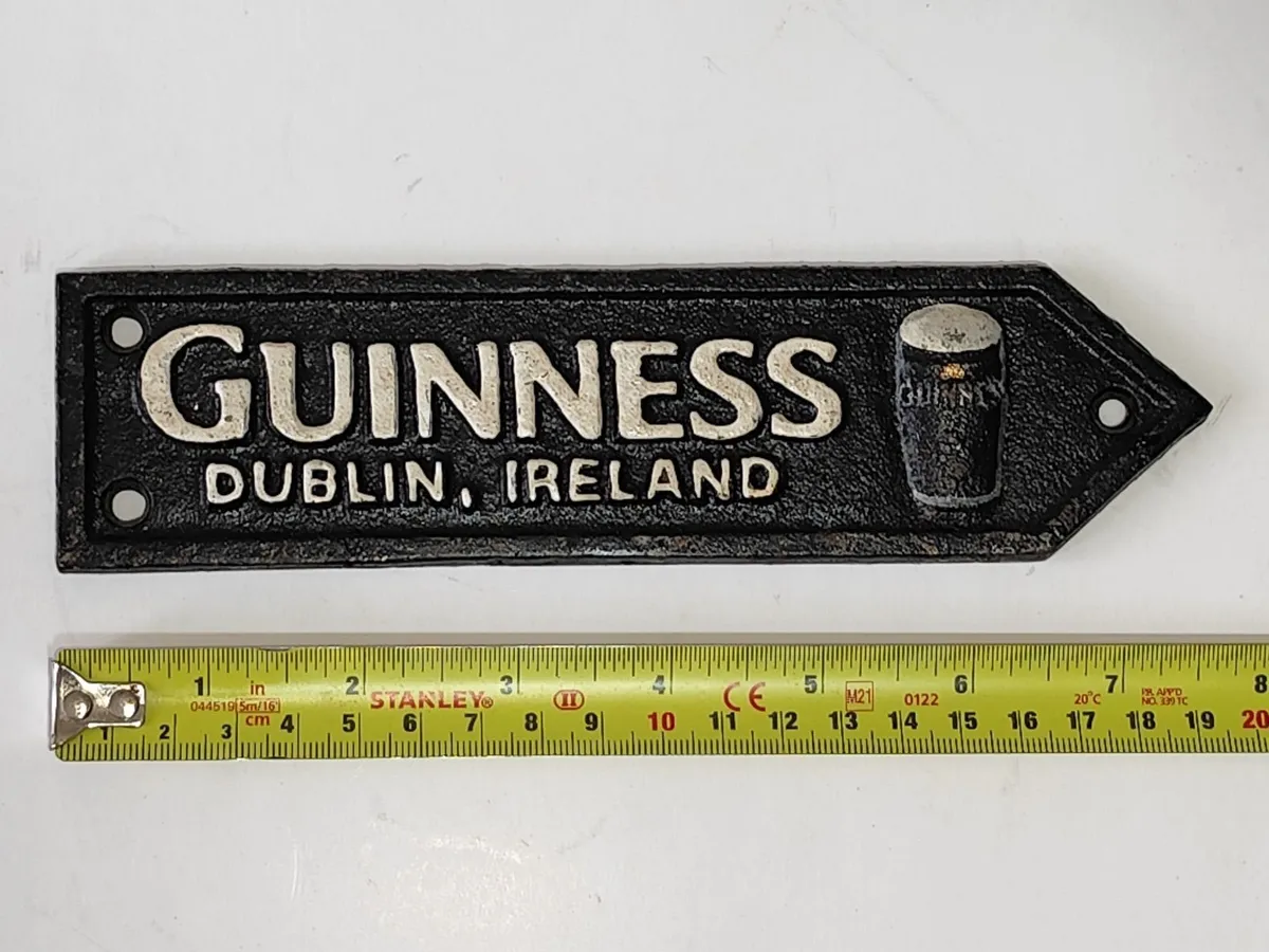 Guinness Cast Iron Collectable Sign - Image 3