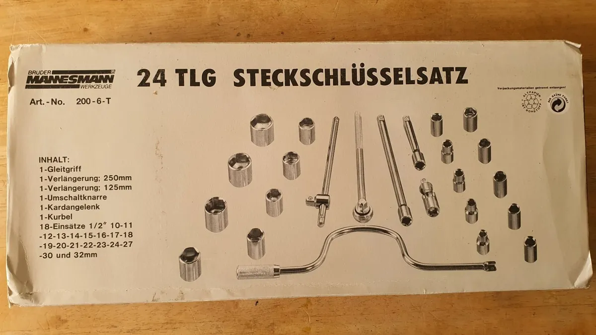1/2" Mannesmann 24pcs Ratchet Socket set - Image 3