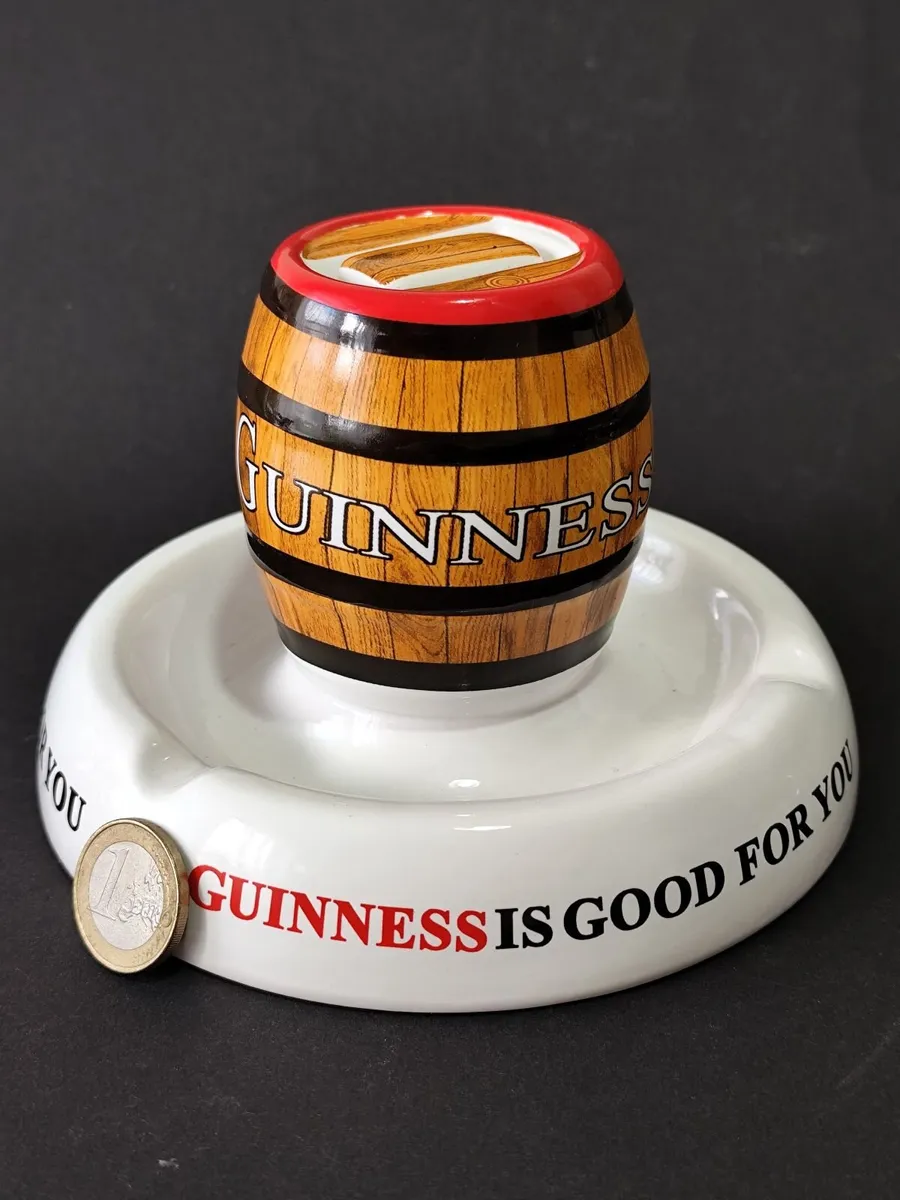 Beautiful Ceramic Guinness Barrel Ashtray - Image 3