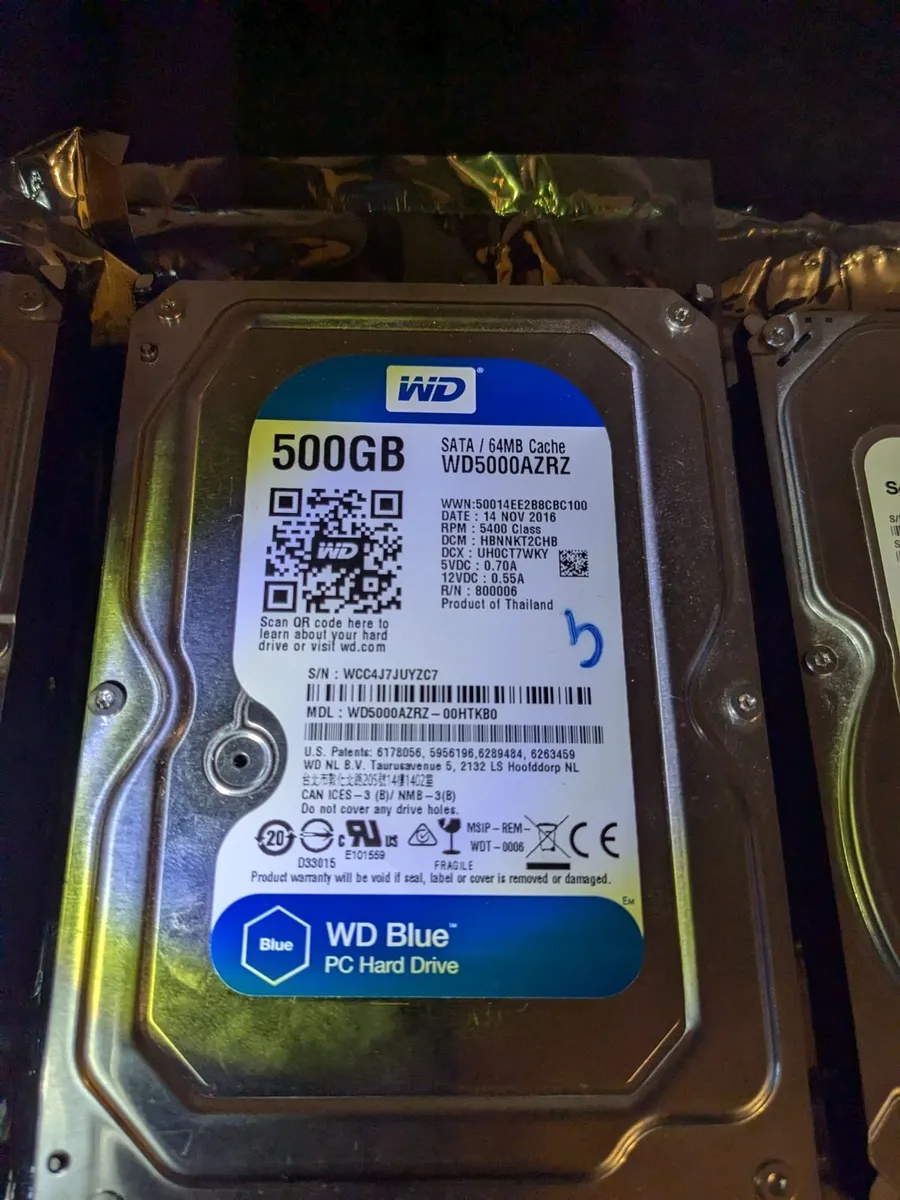 3.5" LFF SATA Mixed Hard drives 500GB each - Image 4