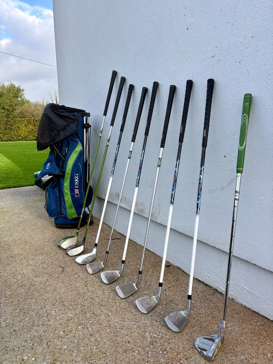 Junior Golf Clubs & Bag (Mixed Set - 10 Clubs) - Image 1