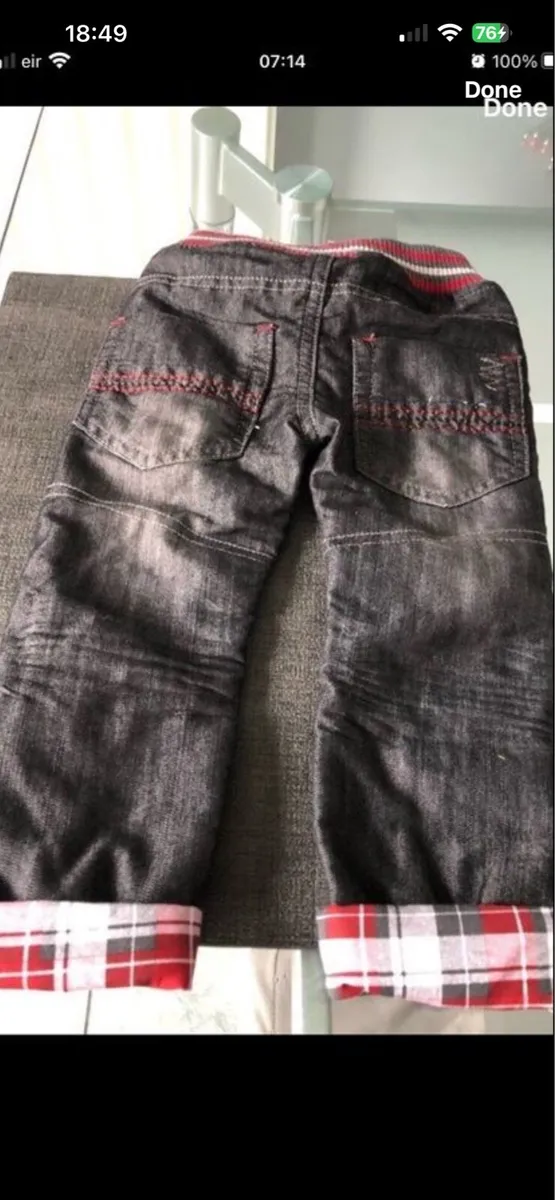 Boy BNWT jeans 12/18 mths €5 - Image 2