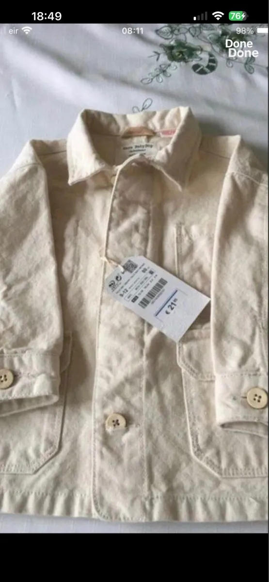 Boys BNWT jacket 9/12 mths €8 - Image 3