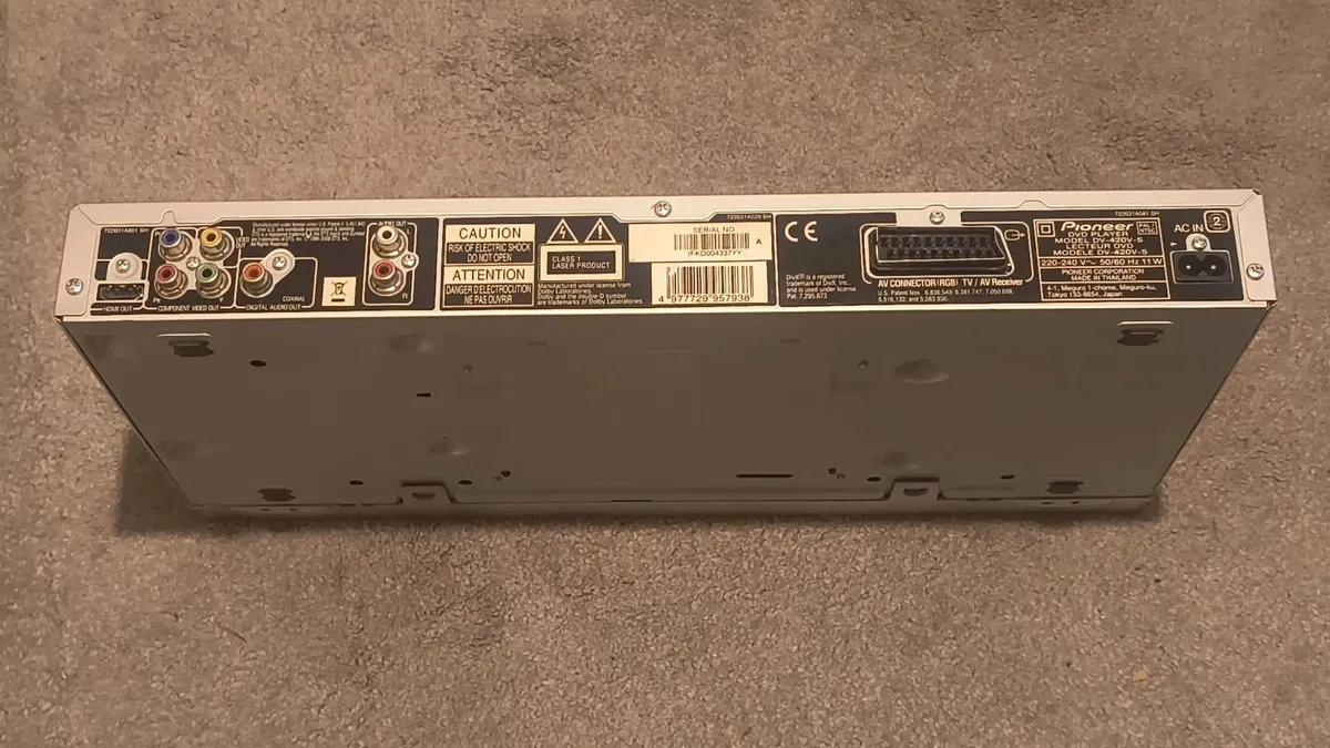 Pioneer DV-420V-S DVD player CD - Image 4