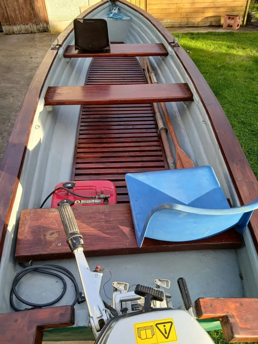 19ft Boat and Trailer Honda 8hp Engine - Image 4