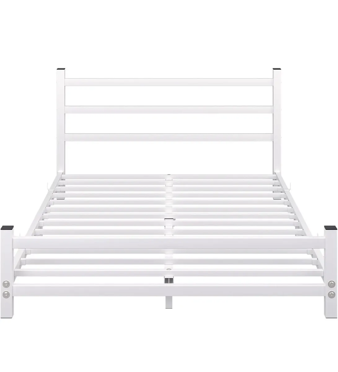 Double Bed Frame With Headboard,Low Bed Frame 135x - Image 2