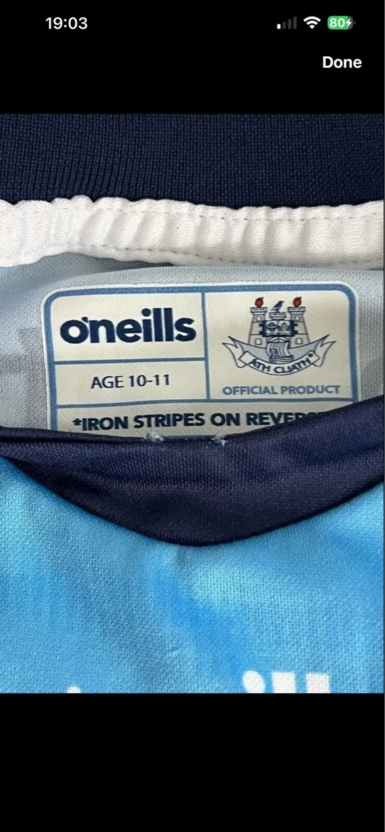 Boys / Girls dublin jersey age 10/11 €10 - Image 3