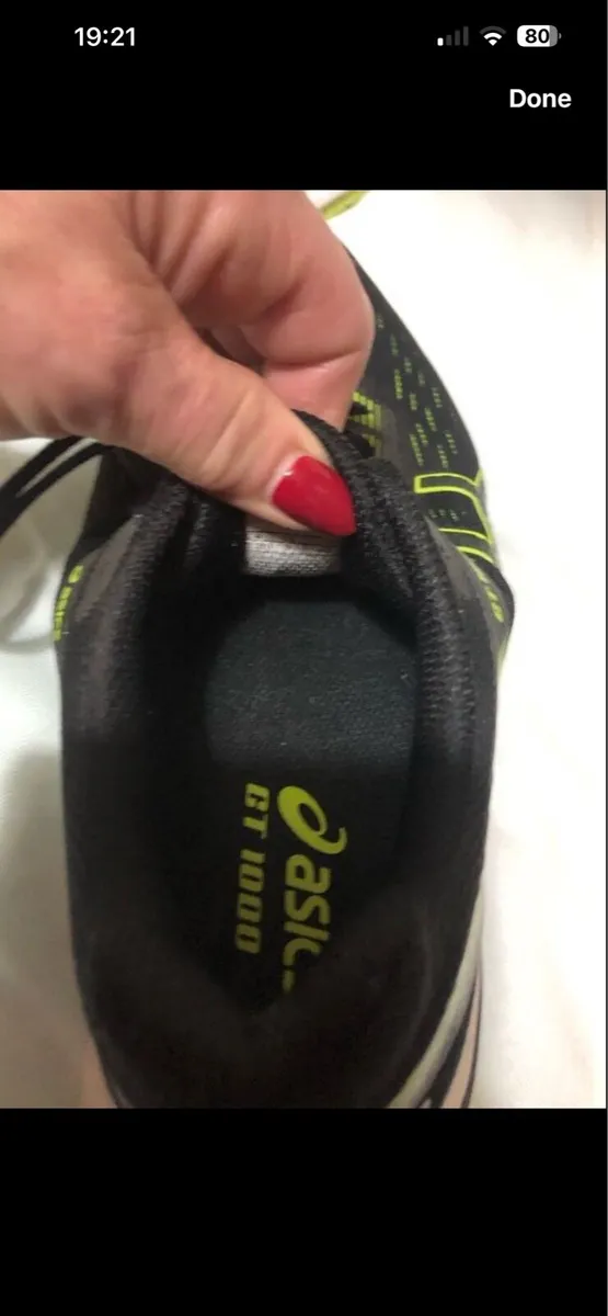 Mens ascis trainers size 6 €30 - Image 4