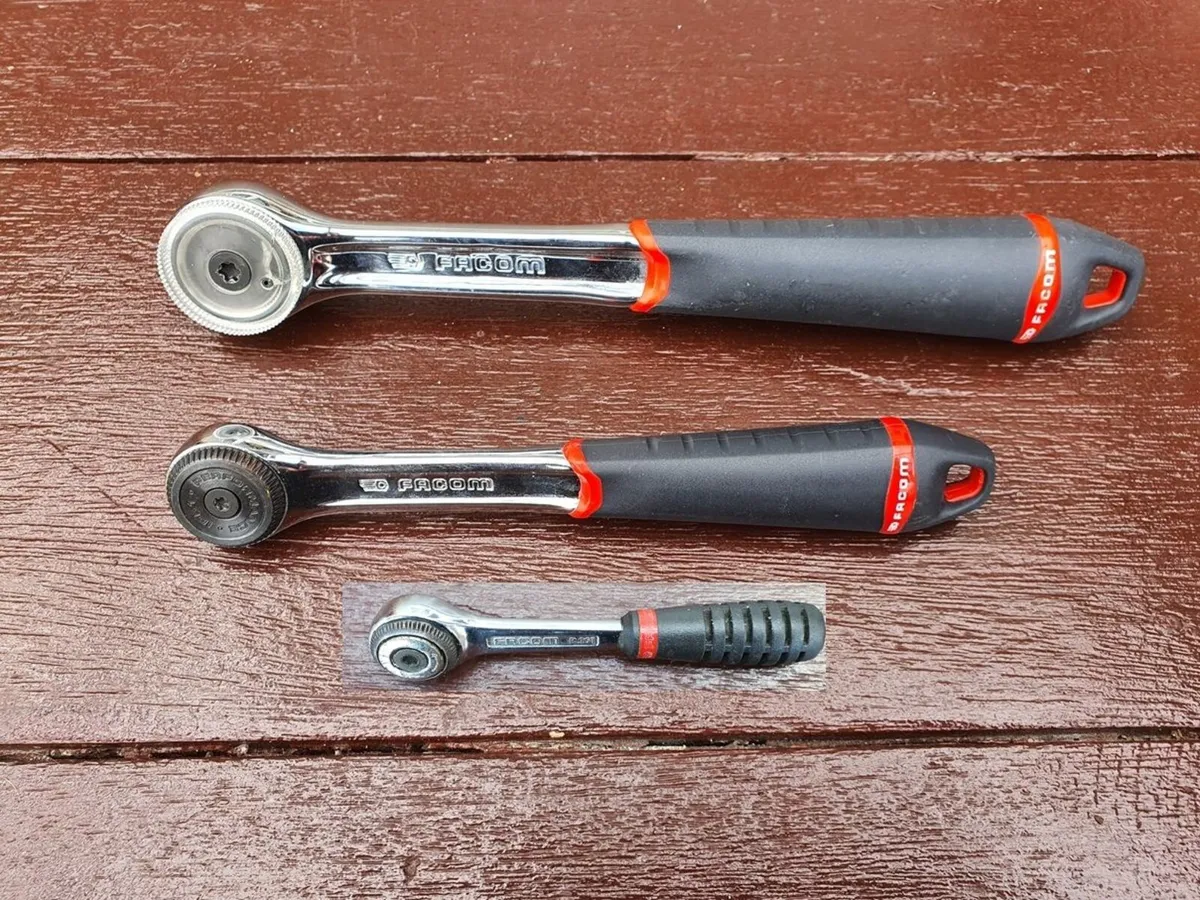New FACOM 1/2" + 3/8'' Ratchet Wrenches - Image 3