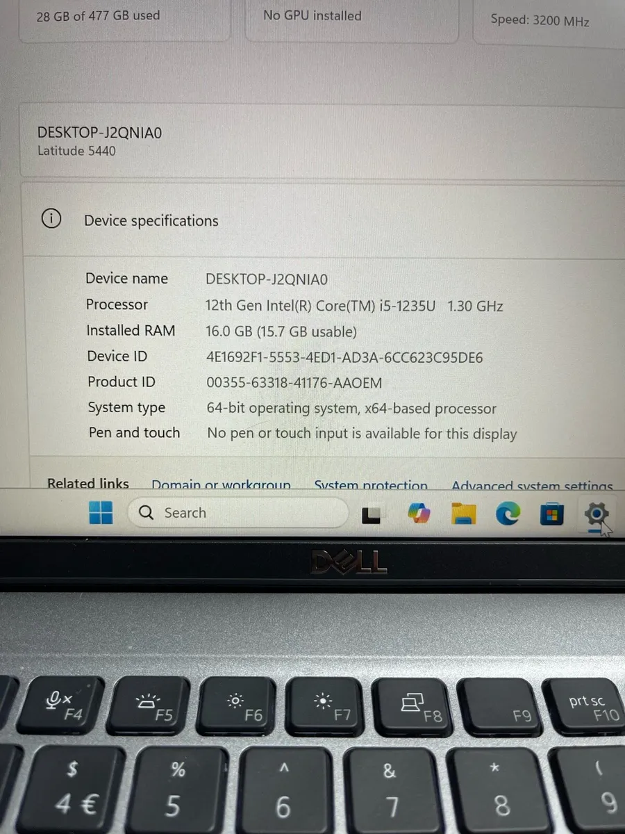 Dell Laptop i5 pro 12gen 16/512 Windows 11 - Image 4